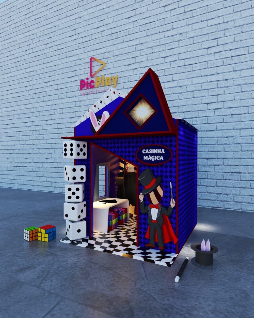 CASINHA CENOGRAFICA MAGICA